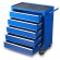 Montážní servisní dílenský vozík na nářadí 5 ZÁSUVEK Modrý