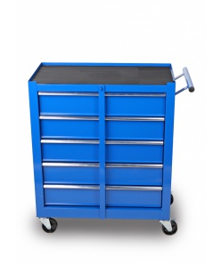 Montážní servisní dílenský vozík na nářadí 5 ZÁSUVEK Modrý