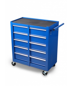 Montážní servisní dílenský vozík na nářadí 5 ZÁSUVEK Modrý