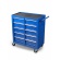 Montážní servisní dílenský vozík na nářadí 5 ZÁSUVEK Modrý