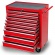Montážní servisní dílenský vozík na nářadí 9 ZÁSUVEK - červený