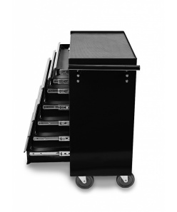 Montážní servisní dílenský vozík na nářadí 7 ZÁSUVEK - černý