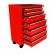 Montážní servisní dílenský vozík na nářadí 7 ZÁSUVEK - červený vyšší